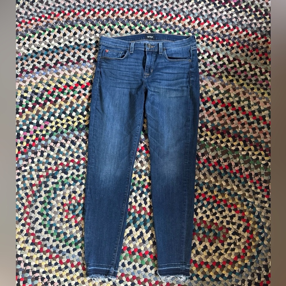 Hudson Krista Super Skinny Jeans Women's Sz 29 Released Hem Denim